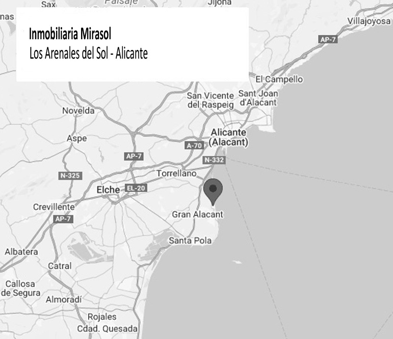 Mapa ubicacion Inmobiliaria Mirasol